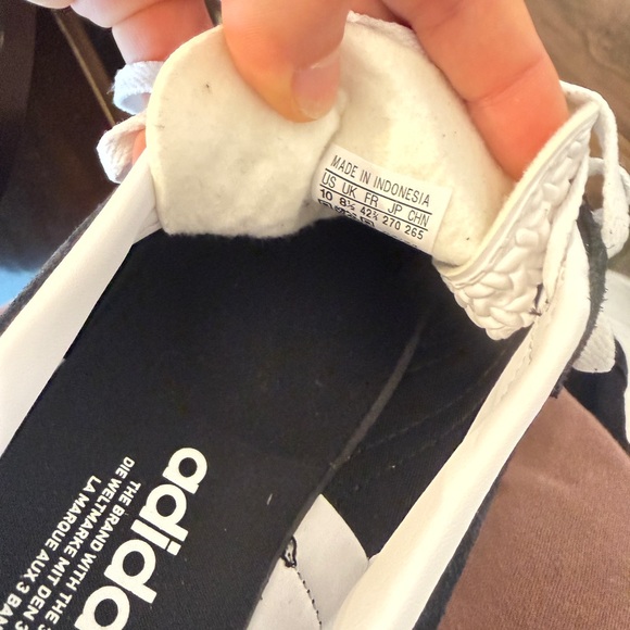 Adidas Black and White Platform Sneakers - Picture 4 of 6